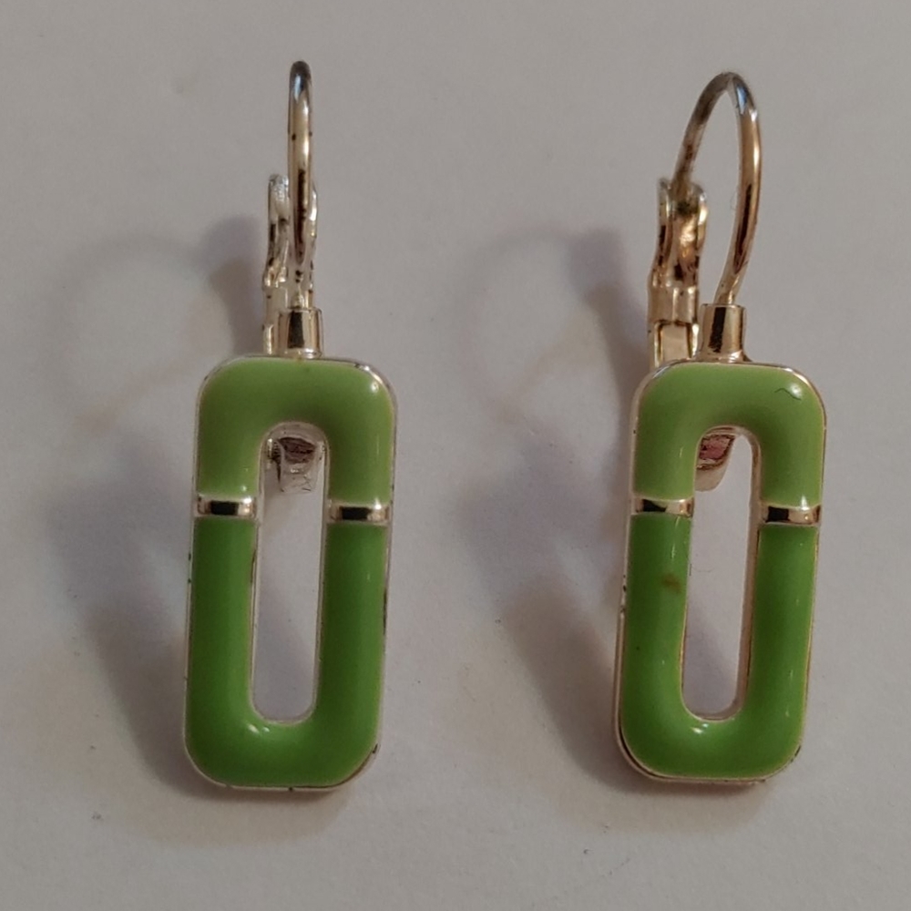 Green earings